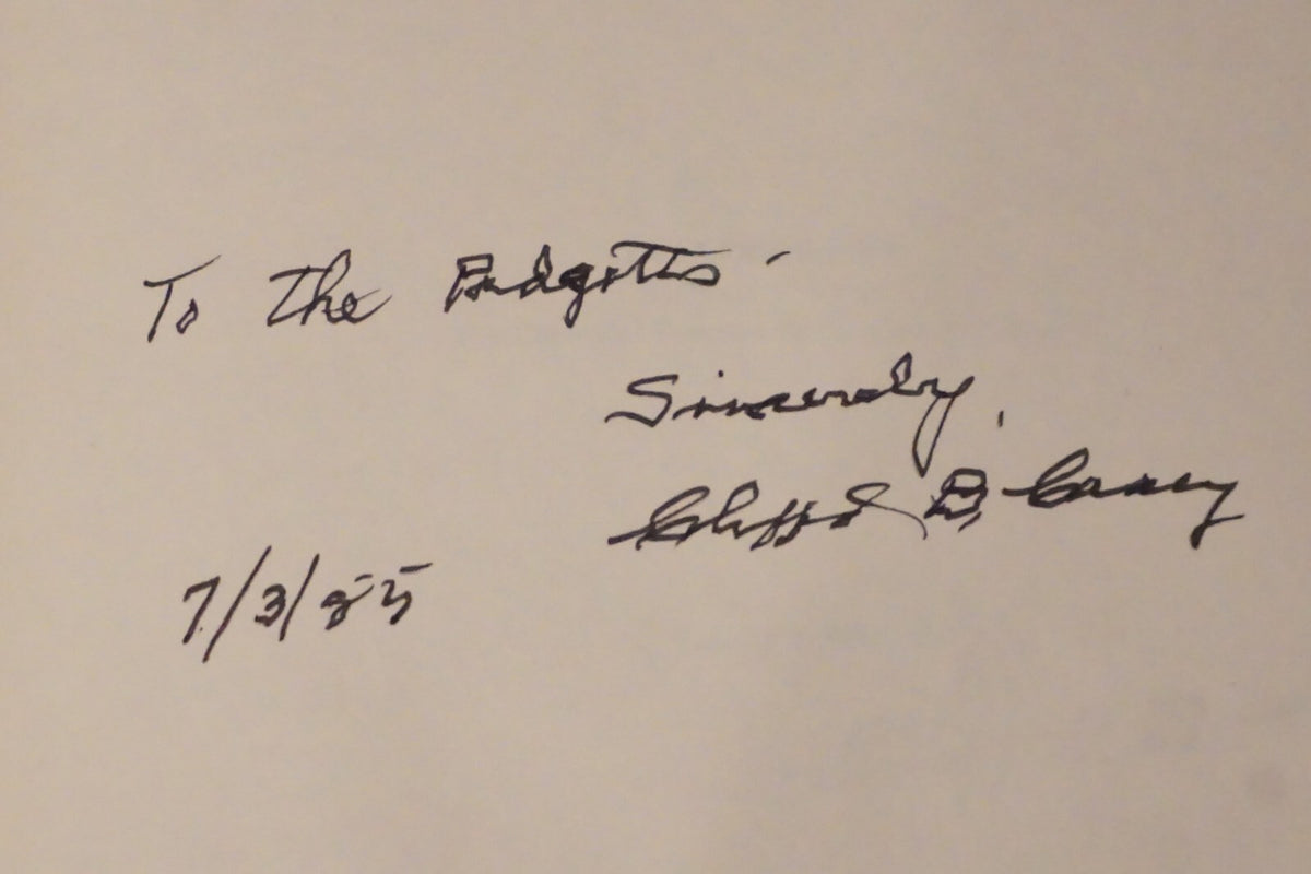 A Baker's Dozen: The Casey's of Tuscola, Texas by Clifford B. Casey 1974 Signed