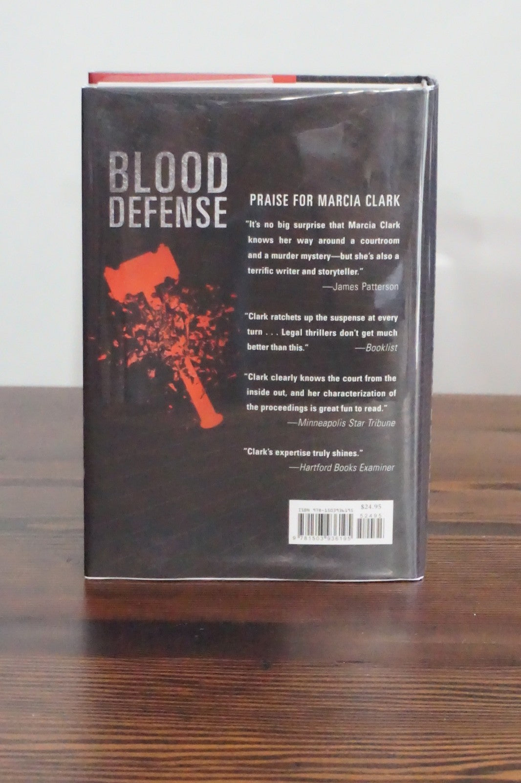 Blood Defense by Marcia Clark 2016 Signed Hardcover Samantha Brinkman Thriller