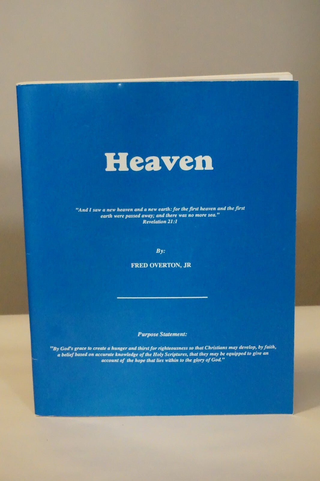 Heaven by Fred Overton 1998 Staplebound