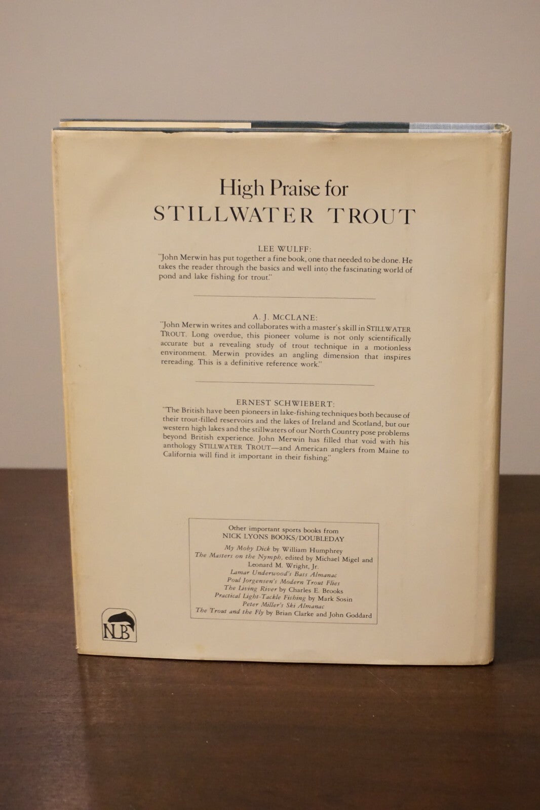Rare Unique Copy of Stillwater Trout Edited By John Merwin 1980 Signed 1st Ed