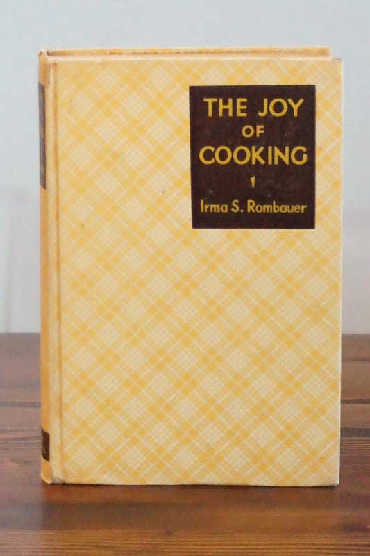Joy of Cooking Irma Rombauer 1936 Third Printing Bobbs Merrill Gingham