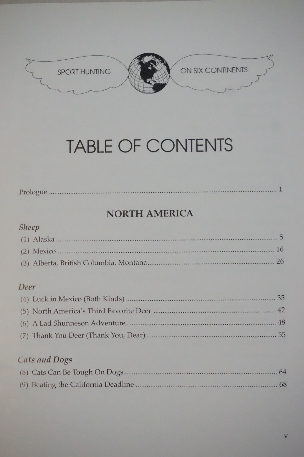 Sport Hunting on Six Continents by Ken Wilson 1999 Signed HCDJ