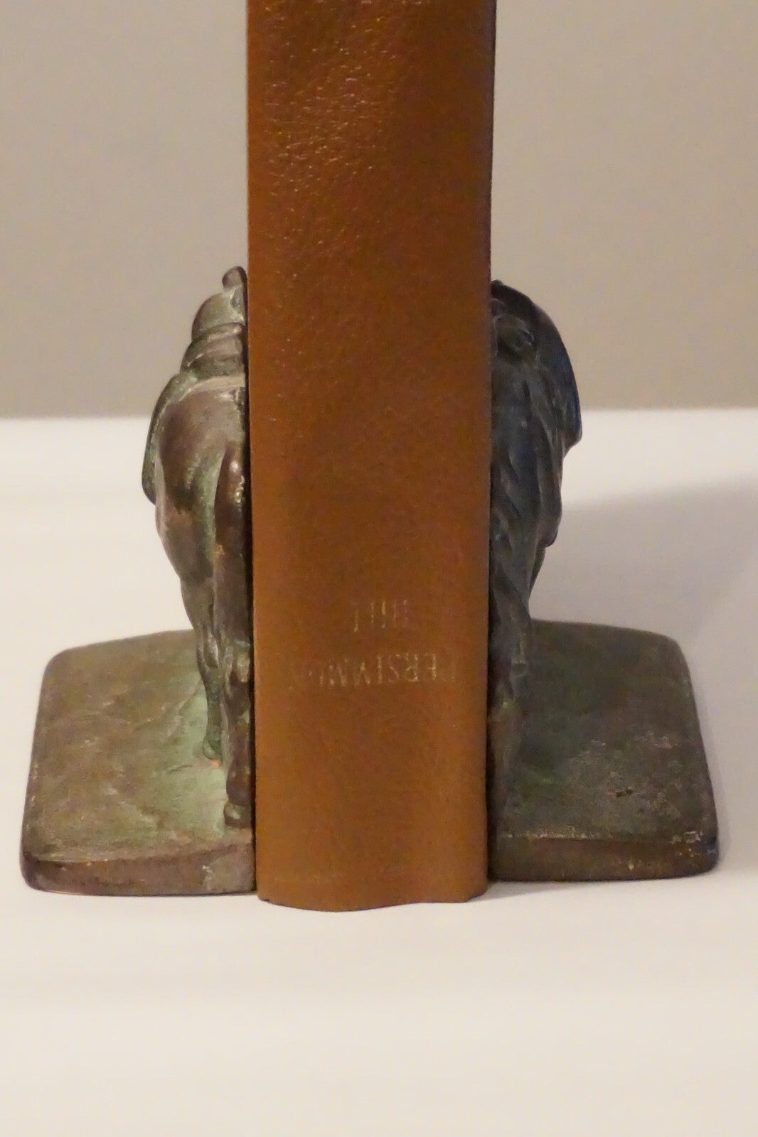 Set of Metal Western Horse Bookends