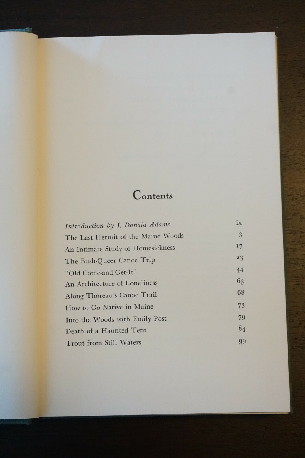Upriver and Down: Stories from the Maine Woods by Edmund Ware Smith 1965 HC 1st