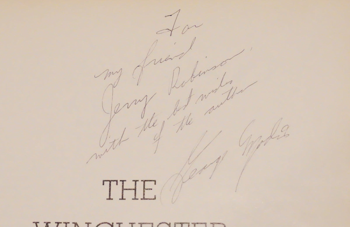 The Winchester Book by George Madis 1971 Signed Hardcover 1st Edition