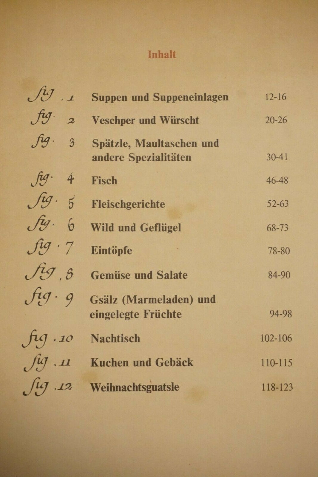 Das Kochbuch Aus Schwaben by Hans Karl Adam 1976 HC German Edition