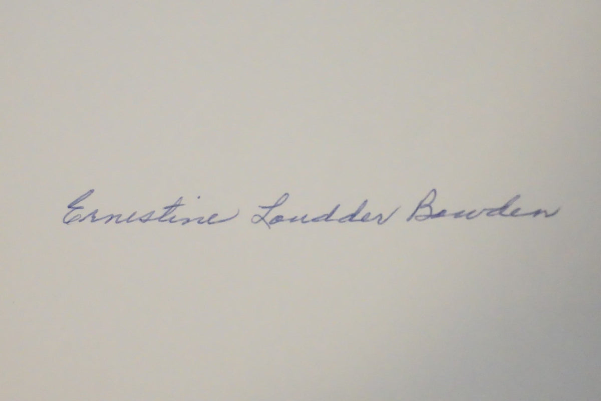 This Land We Hold by Ernestine Loudder Bowden Signed HC DJ