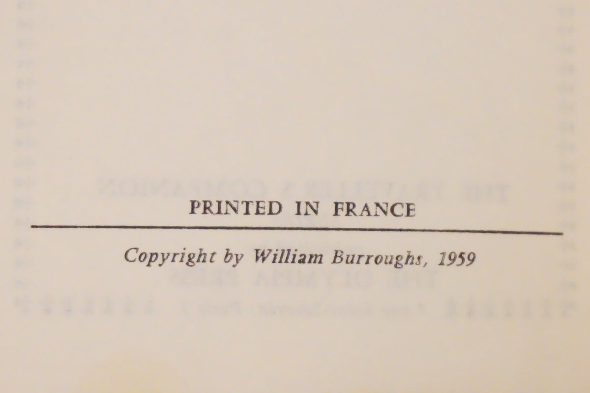 The Naked Lunch by William Burroughs- The Olympia Press 1959 DJ