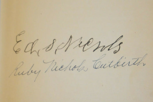 Ed Nichols Rode a Horse by Ruby Nichols Cutbirth 1943 Signed by Author & Subject