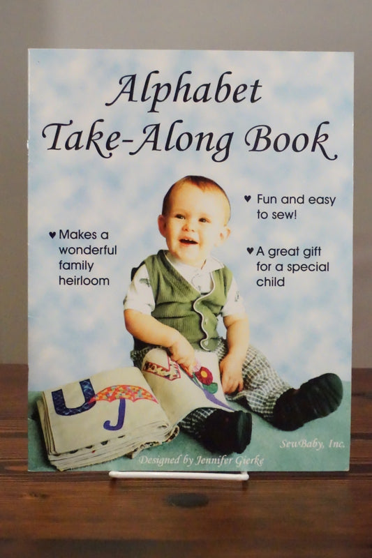 Alphabet Take-Along Book Jennifer Gierke SewBaby Cloth Alphabet Book Sewing Pattern