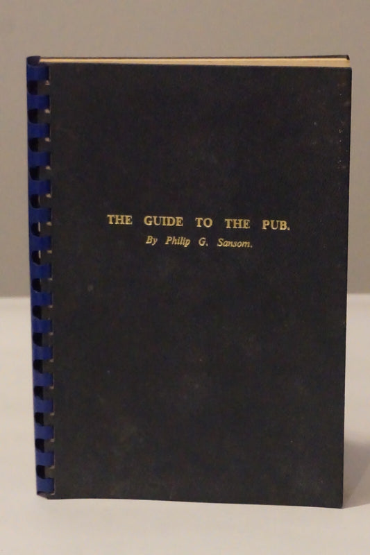 Rare copy of The Guide to The Pub by Philip G. Sansom and D. J. Crisp