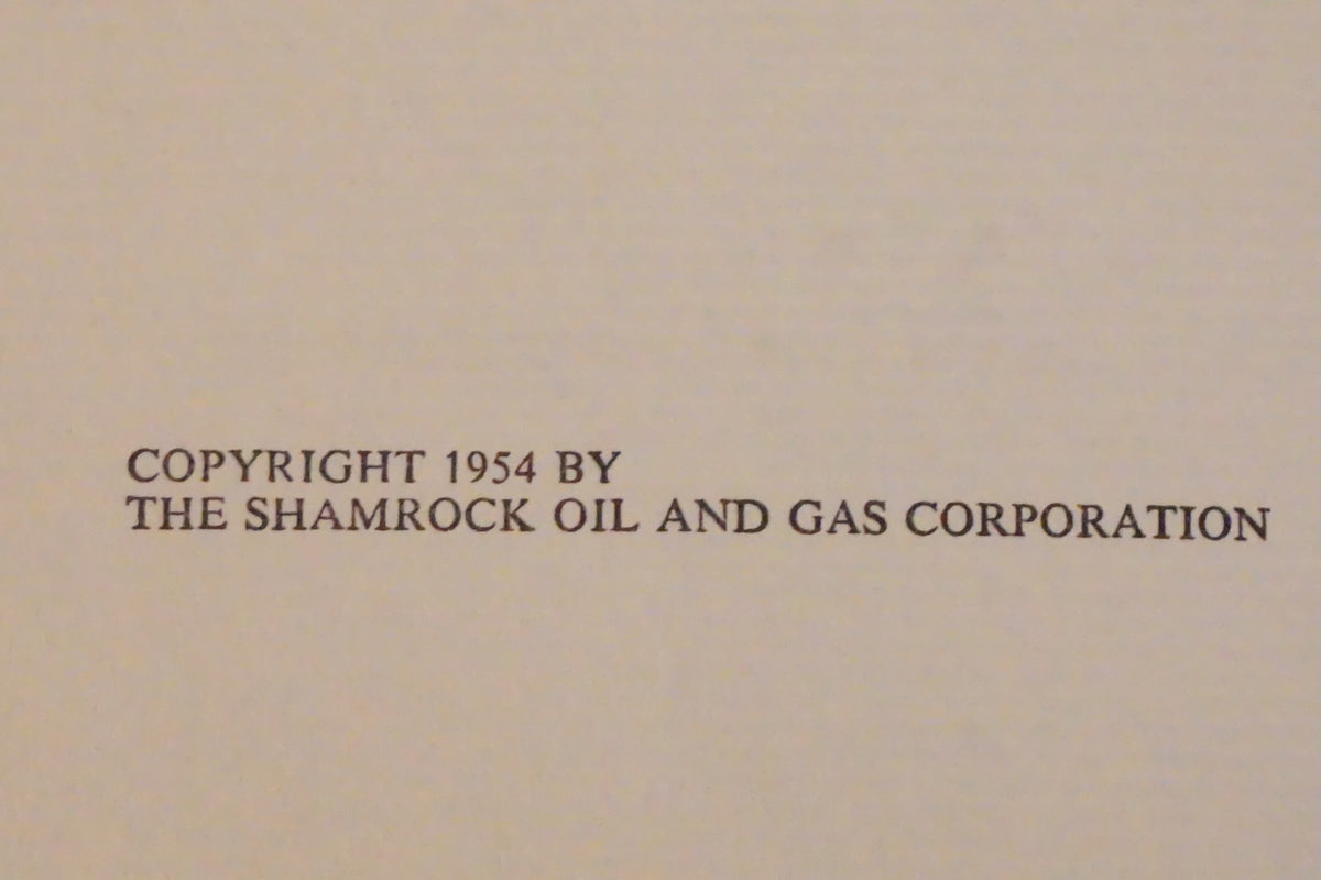 The Story of Shamrock by J. Evetts Haley 1954 Signed Softcover