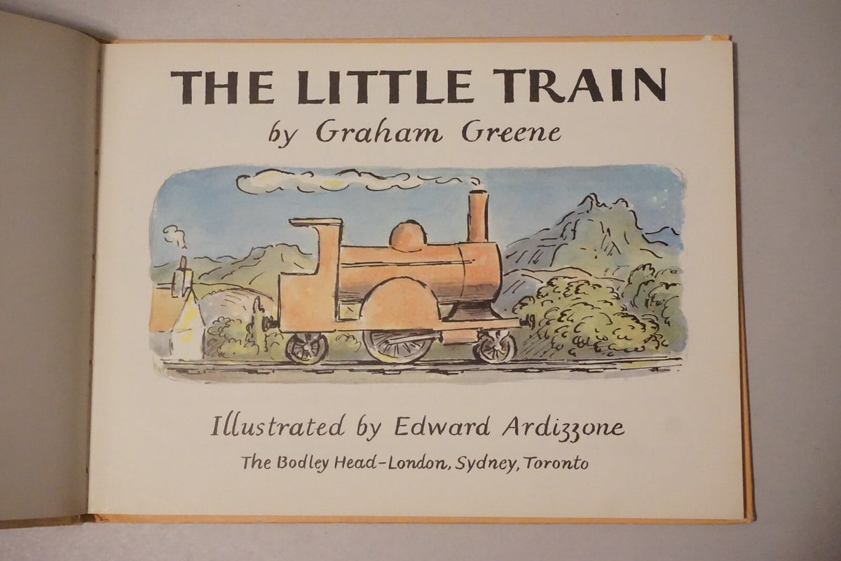 The Little Train by Graham Greene and Edward Ardizzone 1973 Bodley Head UK Ed.