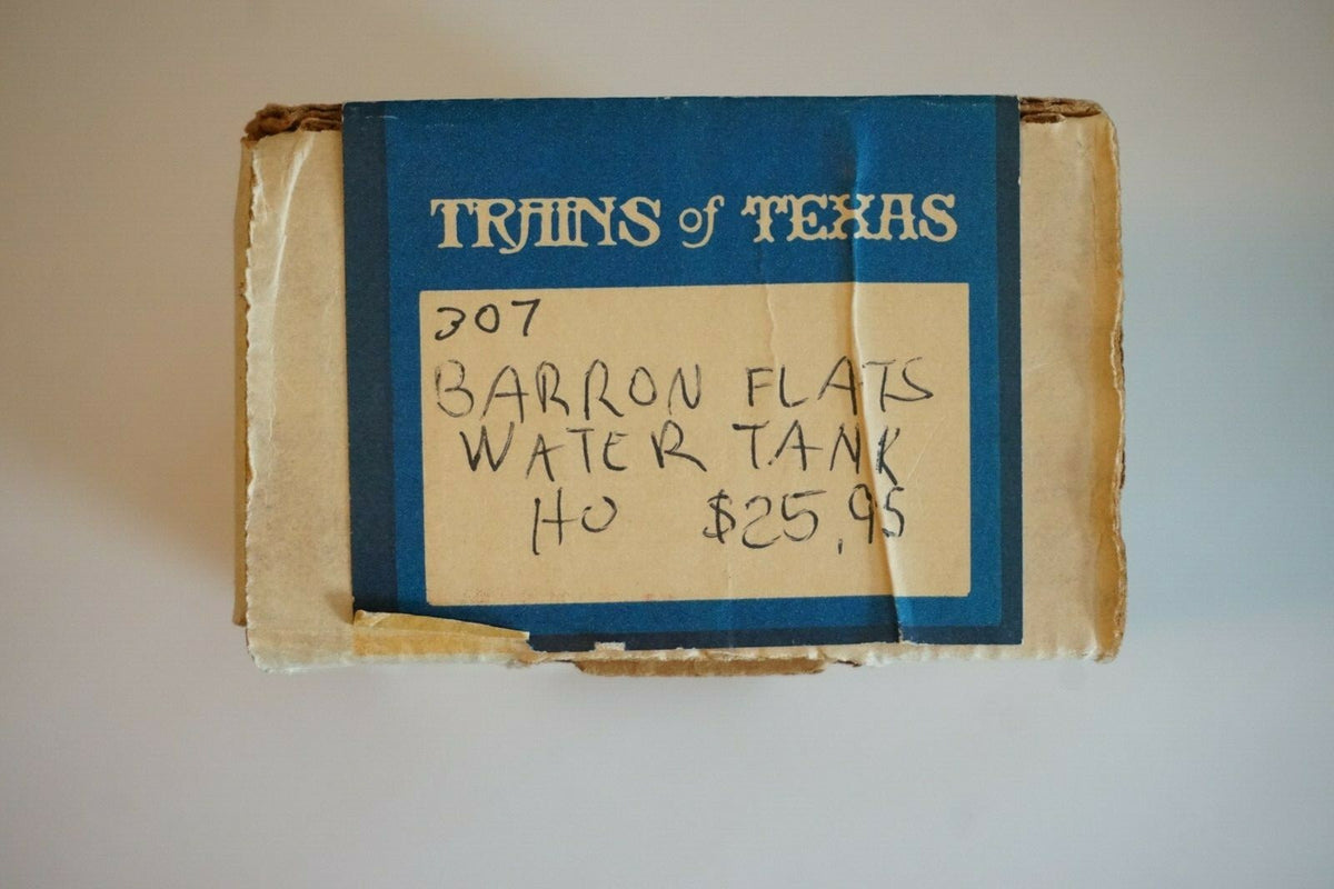 Very Rare HO Trains of Texas Barron Flats Water Tank Model Kit #307