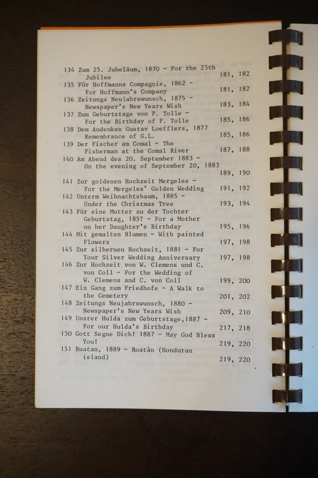 Verses and Songs of Texas by F. Hermann Seele 1984 Spiralbound