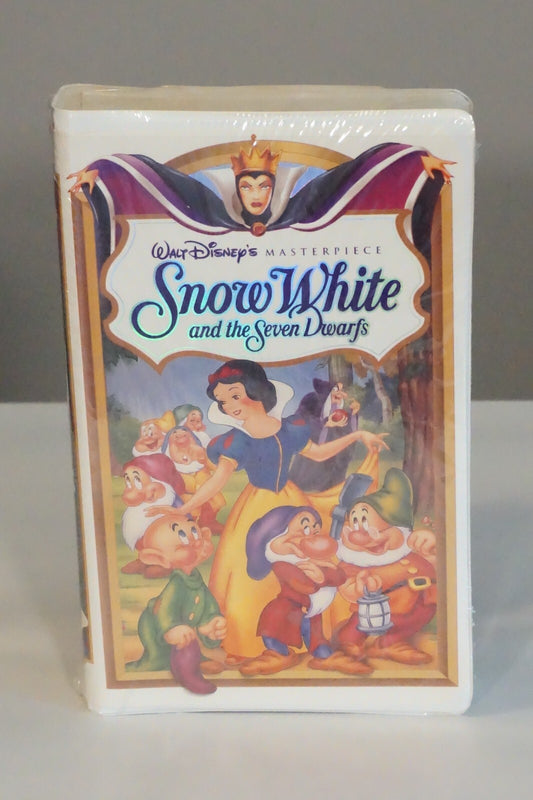Snow White and the Seven Dwarfs (VHS, 1994) Walt Disney's Masterpiece Collection 717951524034