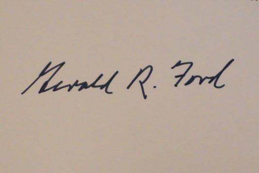 A Time To Heal by Gerald Ford 1987 Signed Easton Press