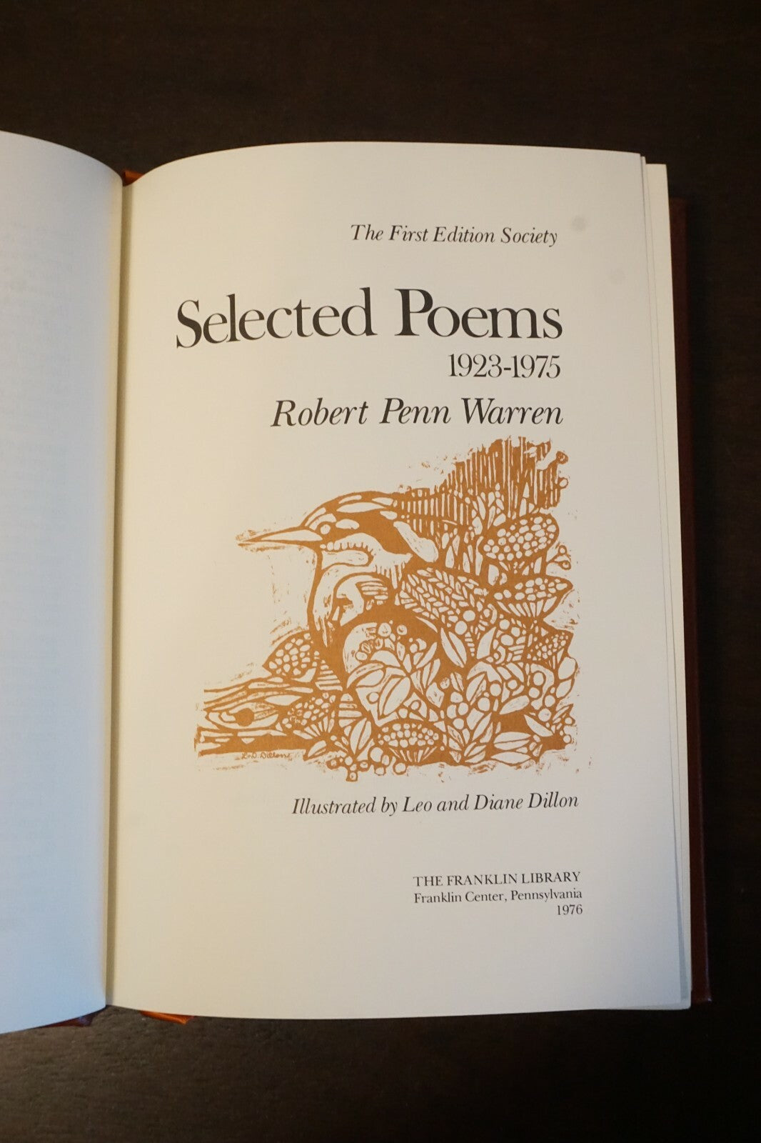 Selected Poems 1928-1975 Robert Penn Warren First Ed 1976 The Franklin Library