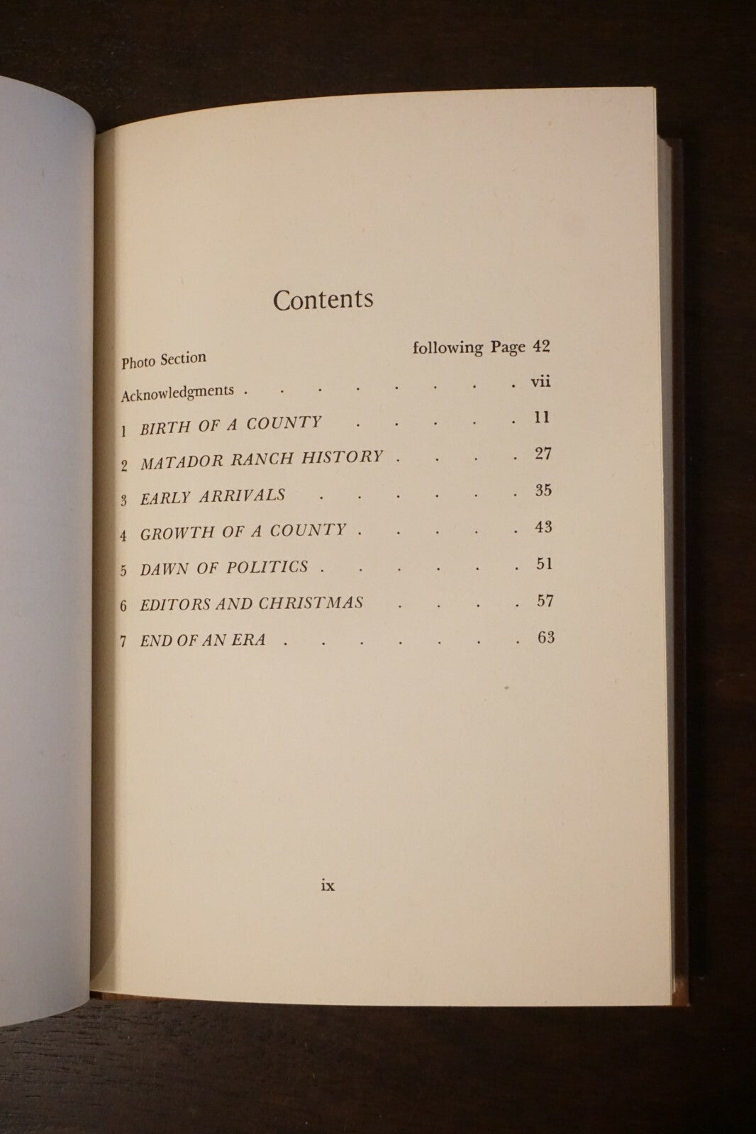 The Early History of Motley County, Texas by Harry H. Campbell 1958 HC DJ