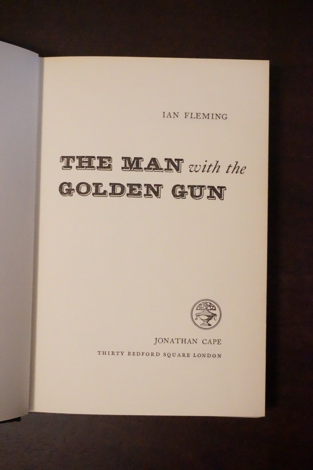The Man With The Golden Gun by Ian Fleming 1965 1st Edition, 2nd State HC DJ