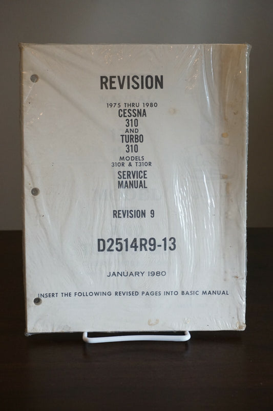 Cessna 310 and Turbo 310 Service Manual Revision 9 - January 1980