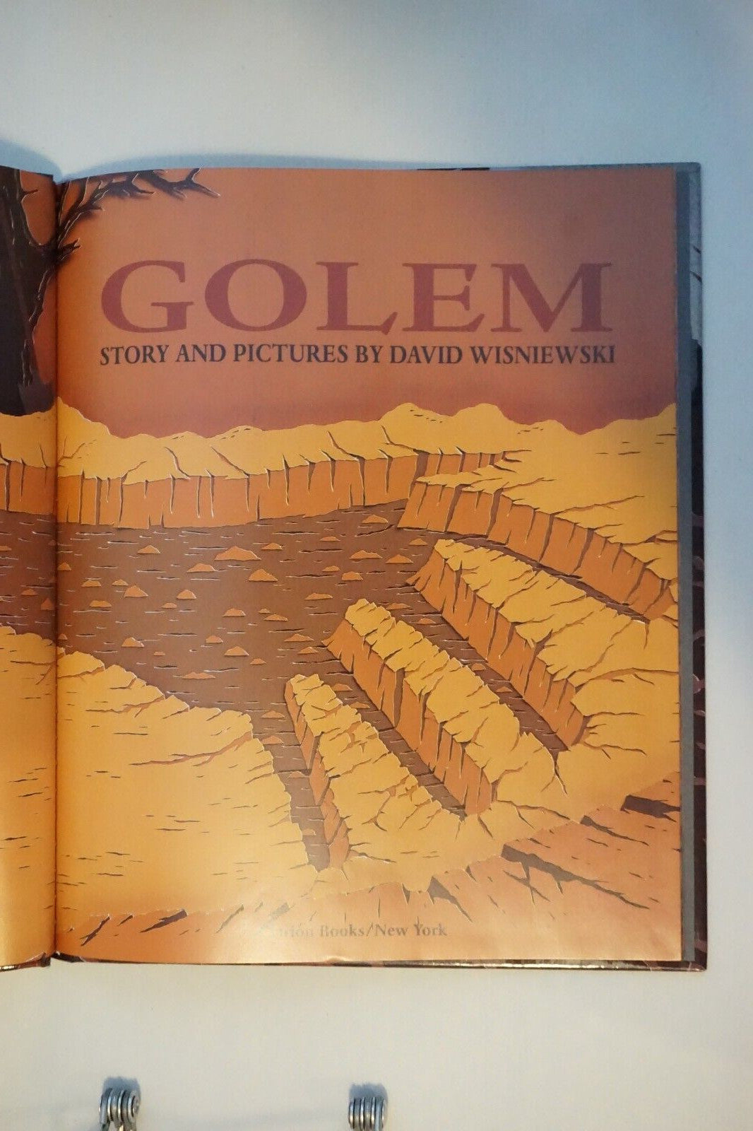 Golem by David Wisniewski 1996 Signed HC DJ