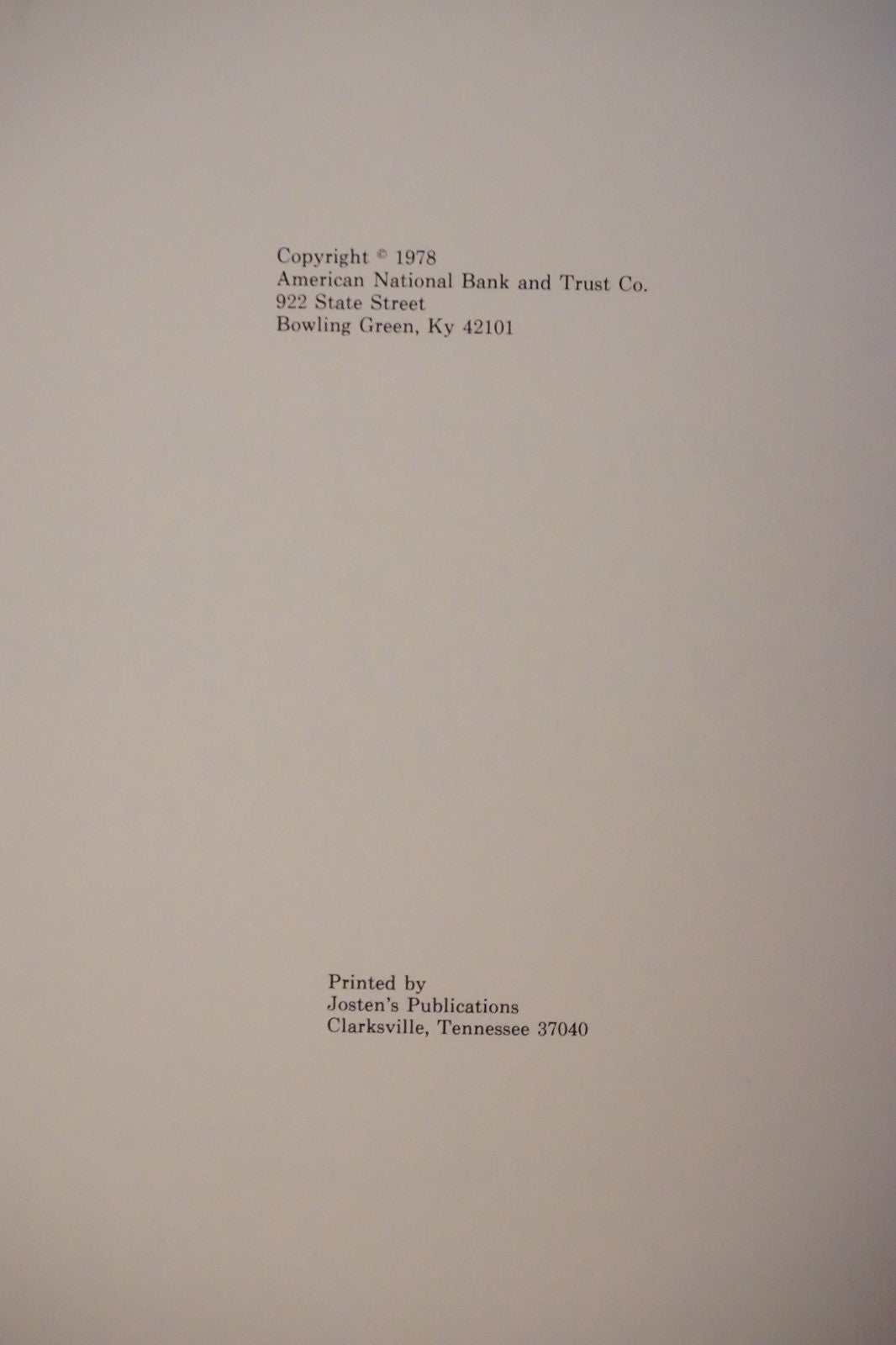 Our Heritage: Bowling Green Kentucky Landmarks by Irene Moss Sumpter - Signed