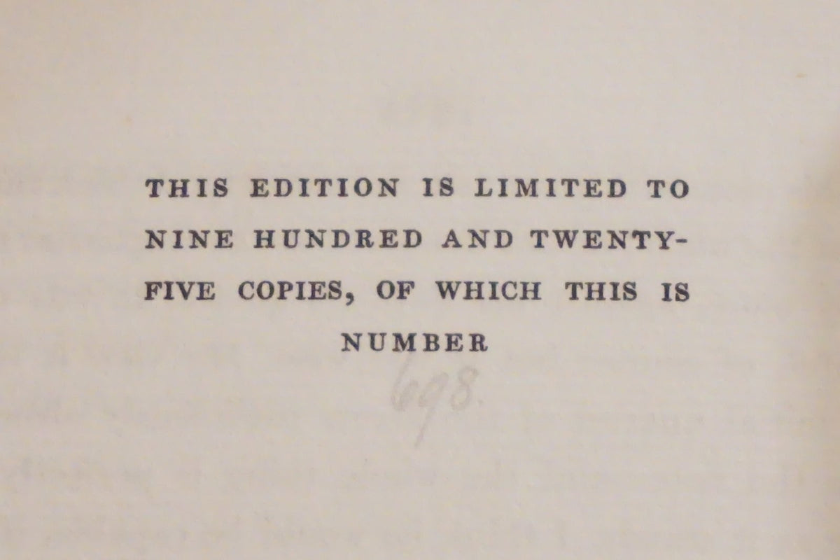 Letters From Conrad 1895-1924 Nonesuch Press 1928 Limited Edition No 698