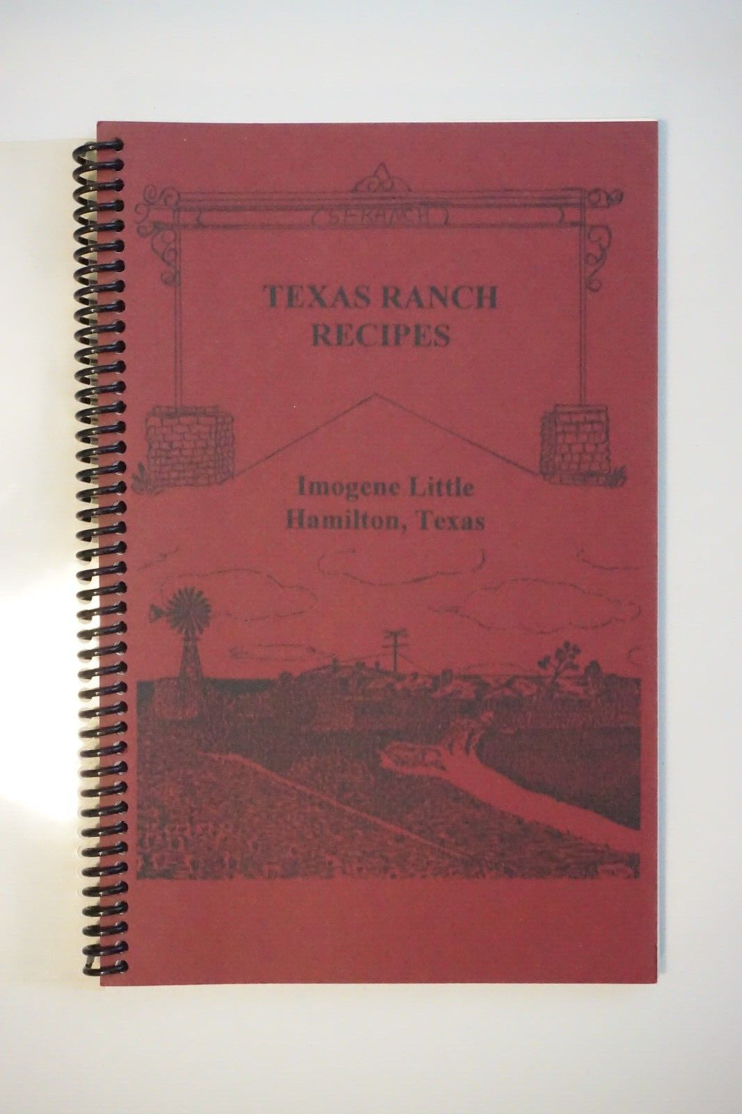 Very Rare Cookbook - Texas Ranch Recipes by Imogene Little 1997 Signed Spiral