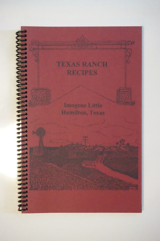 Very Rare Cookbook - Texas Ranch Recipes by Imogene Little 1997 Signed Spiral