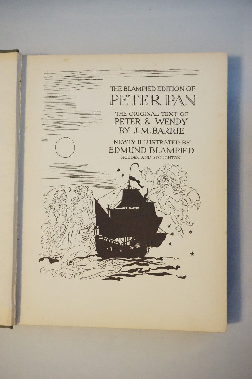 Rare Copy of Peter and Wendy by J. M. Barrie 1939 Edmund Blampied 1st UK Edition
