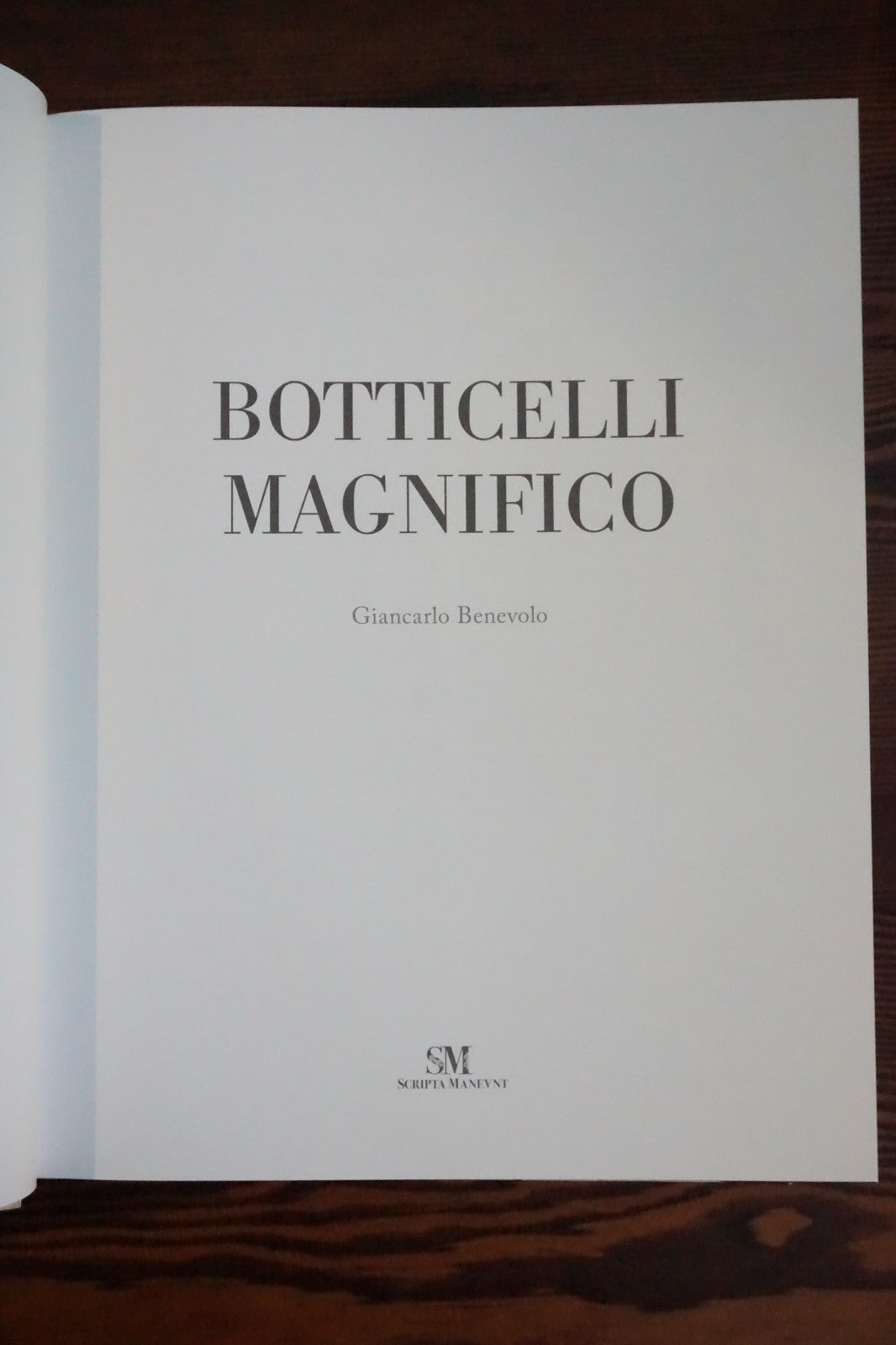 Botticelli Magnifico By Giancarlo Benevolo - Limited Edition Hardcover Art Book