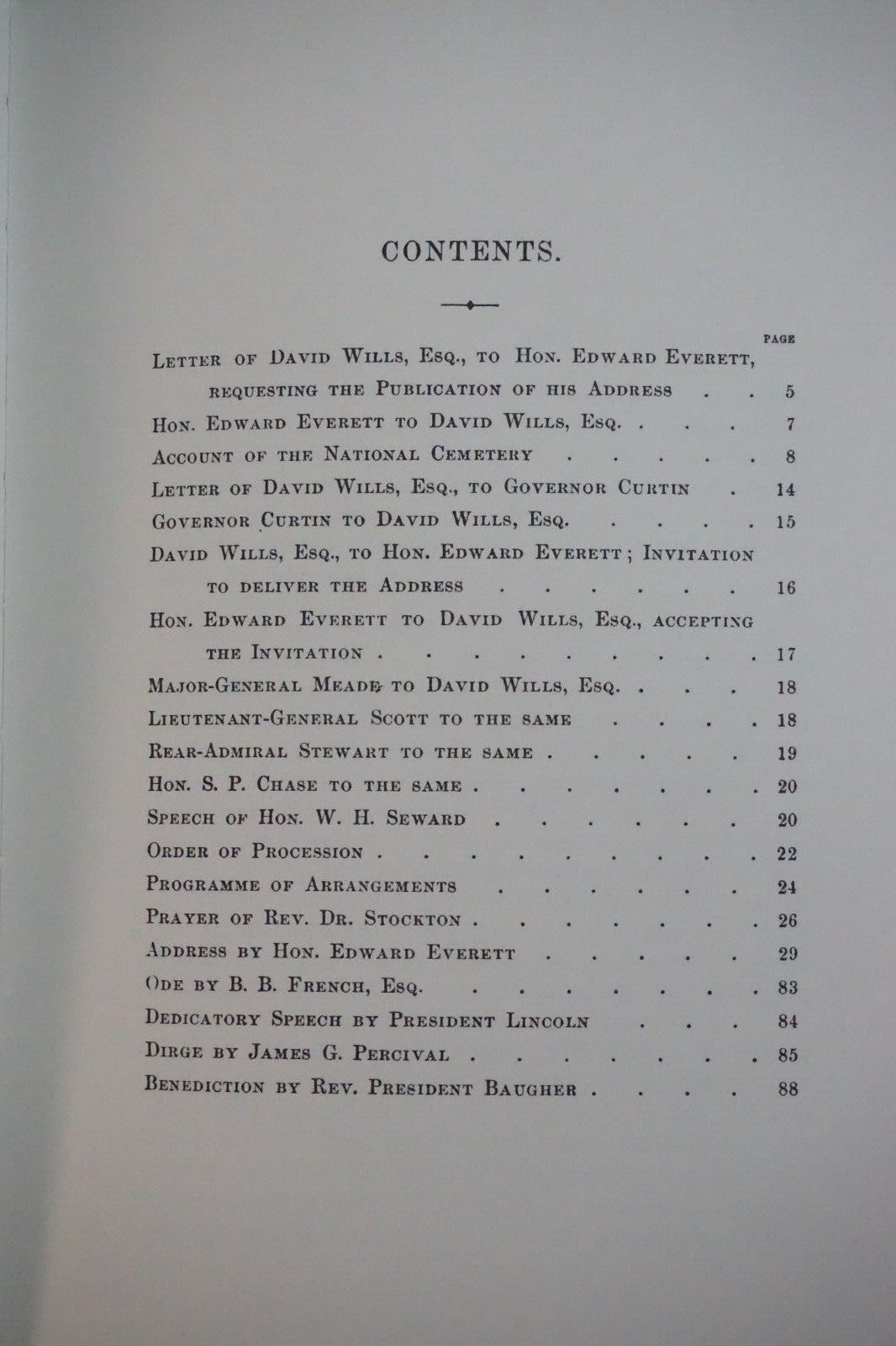 The Consecration of the National Cemetery at Gettysburg Easton Leather Slipcase