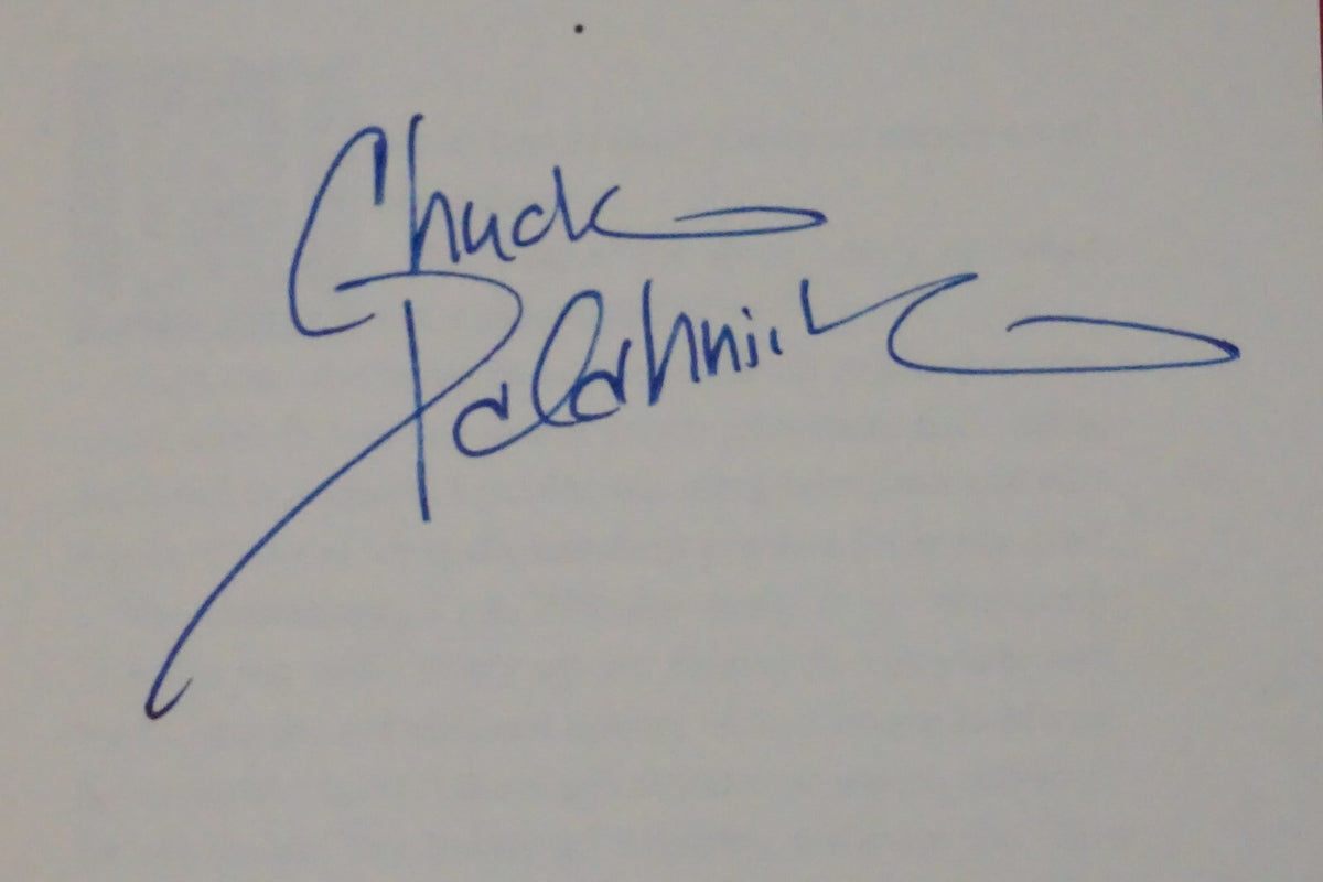 Signed Damned by Chuck Palahniuk with Post Cards 2011 HC DJ