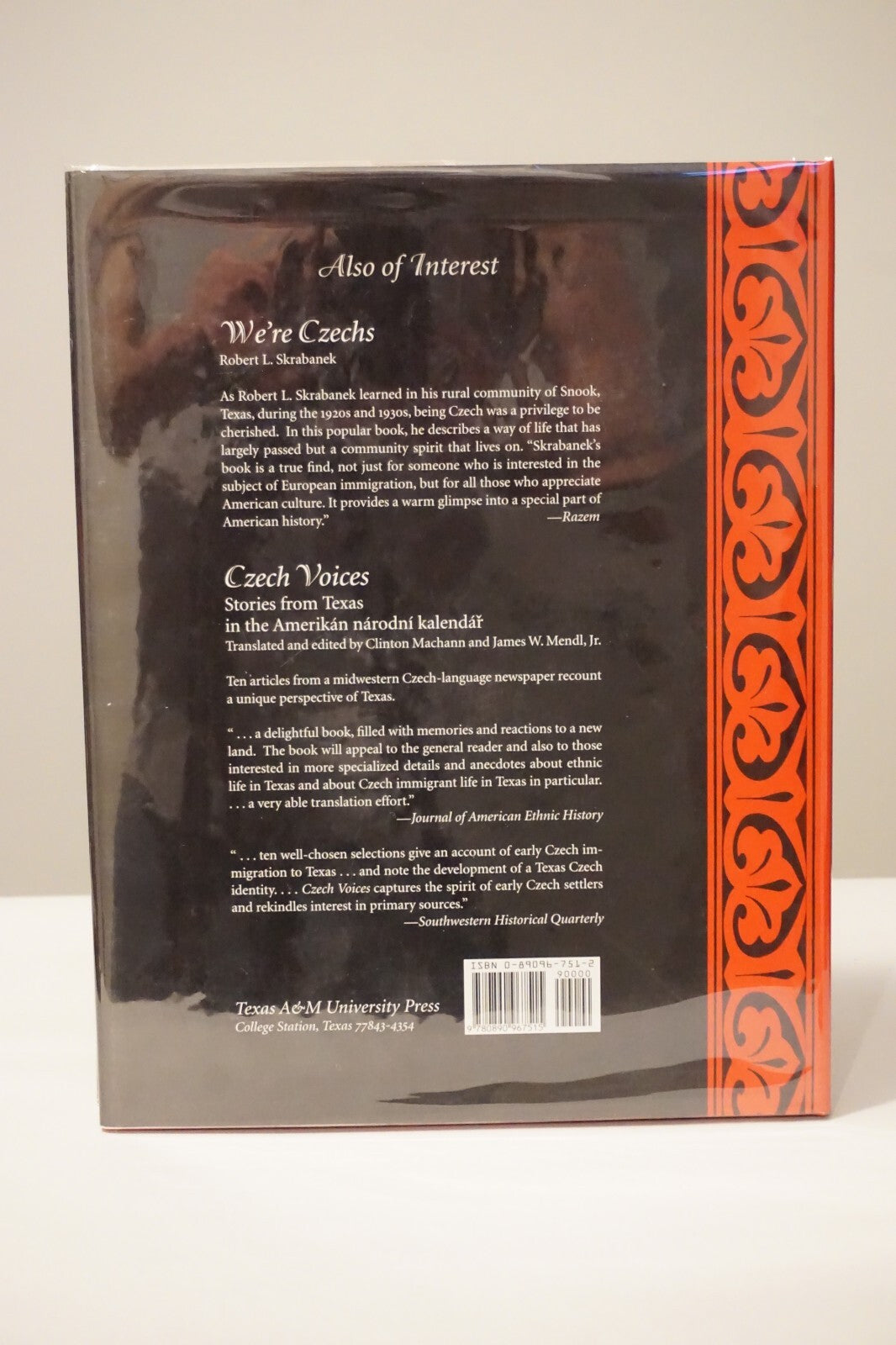 Journeys into Czech-Moravian Texas by Sean N. Gallup 1998 HC DJ
