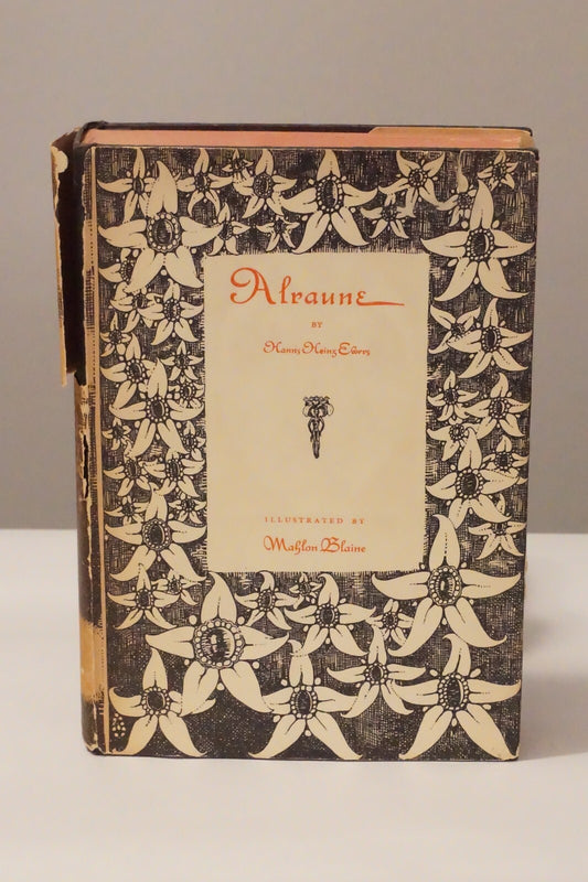 Alraune by Hanns Heinz Ewers 1929 Limited Edition HC DJ