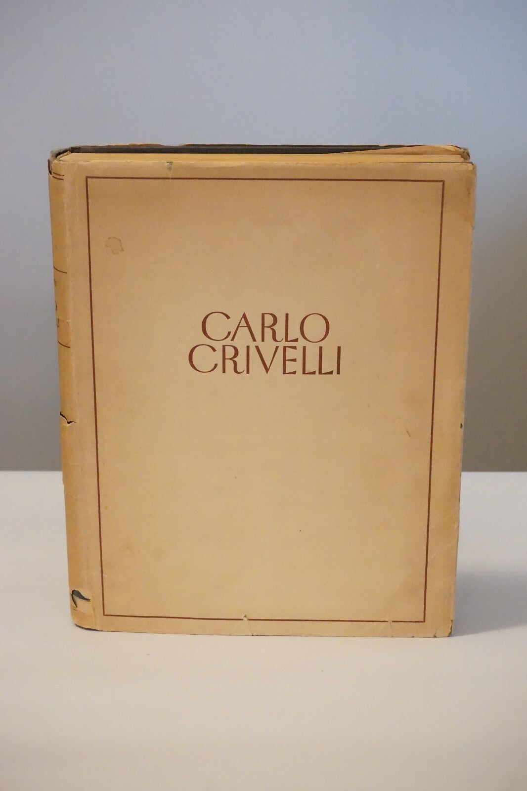 Carlo Crivelli by Franz Drey 1927 HC DJ German
