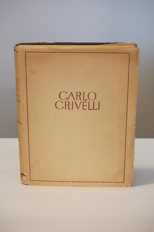 Carlo Crivelli by Franz Drey 1927 HC DJ German