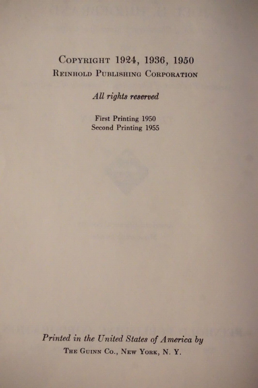 The Solubility of Nonelectrolytes Joel H. Hildebrand and Robert L. Scott 1950 HC