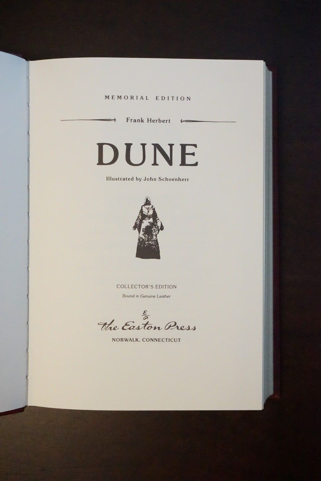 Dune by Frank Herbert Memorial Edition (1987) Easton Press