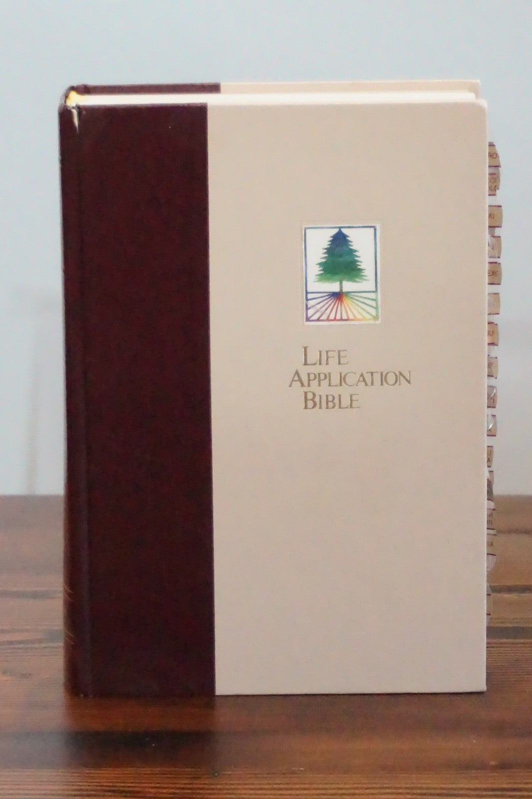 Life Application Bible NIV Indexed Hardcover 1991 Tyndale Zondervan