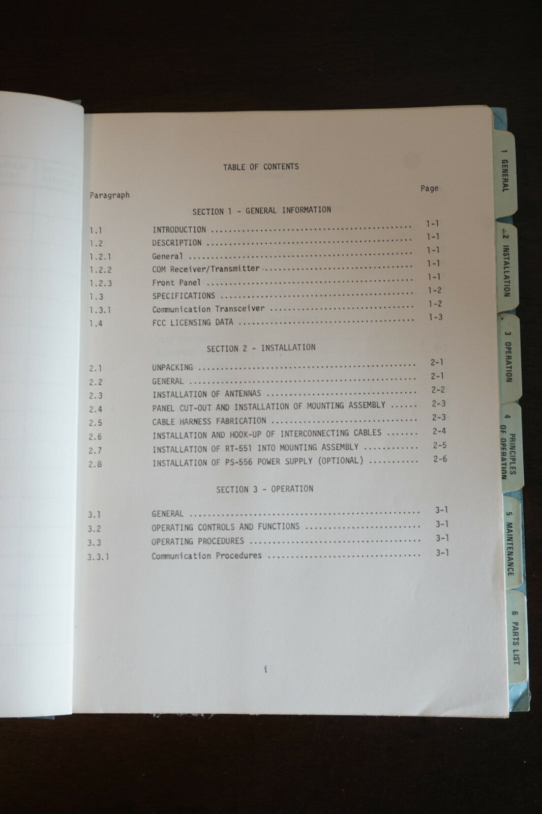Edo-Aire RT-551 Communication Transceiver Instruction Manual
