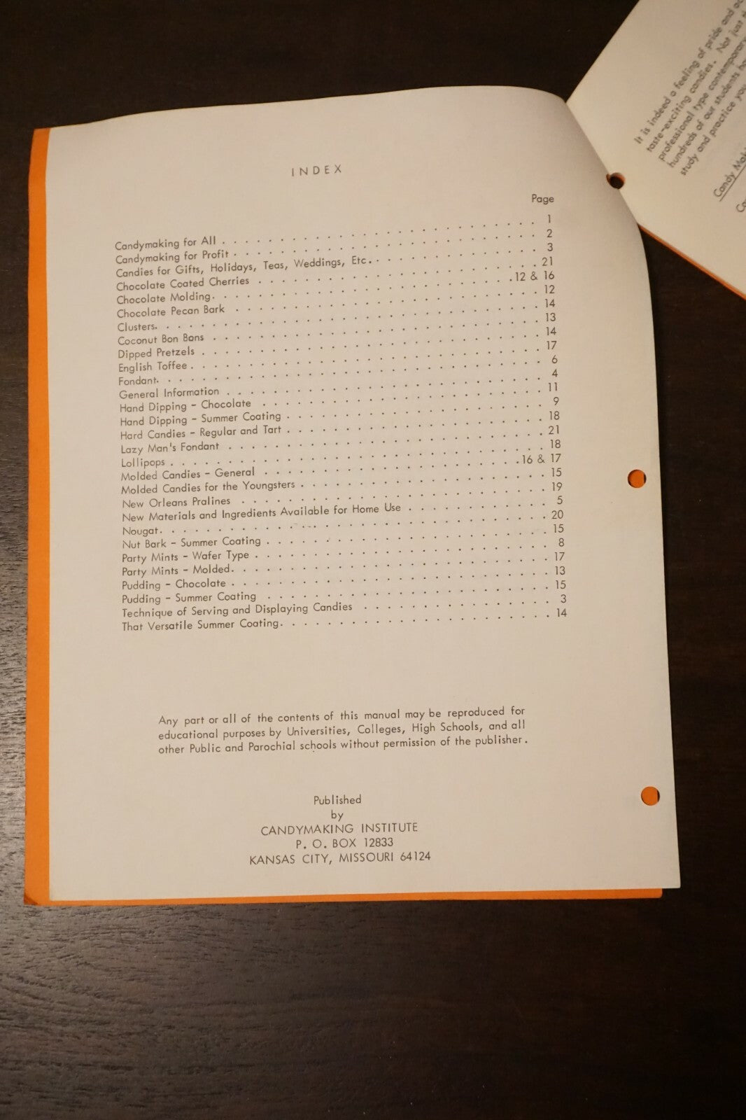 Very Rare Principles of Modern Candymaking by Paul Welton Baker 1969