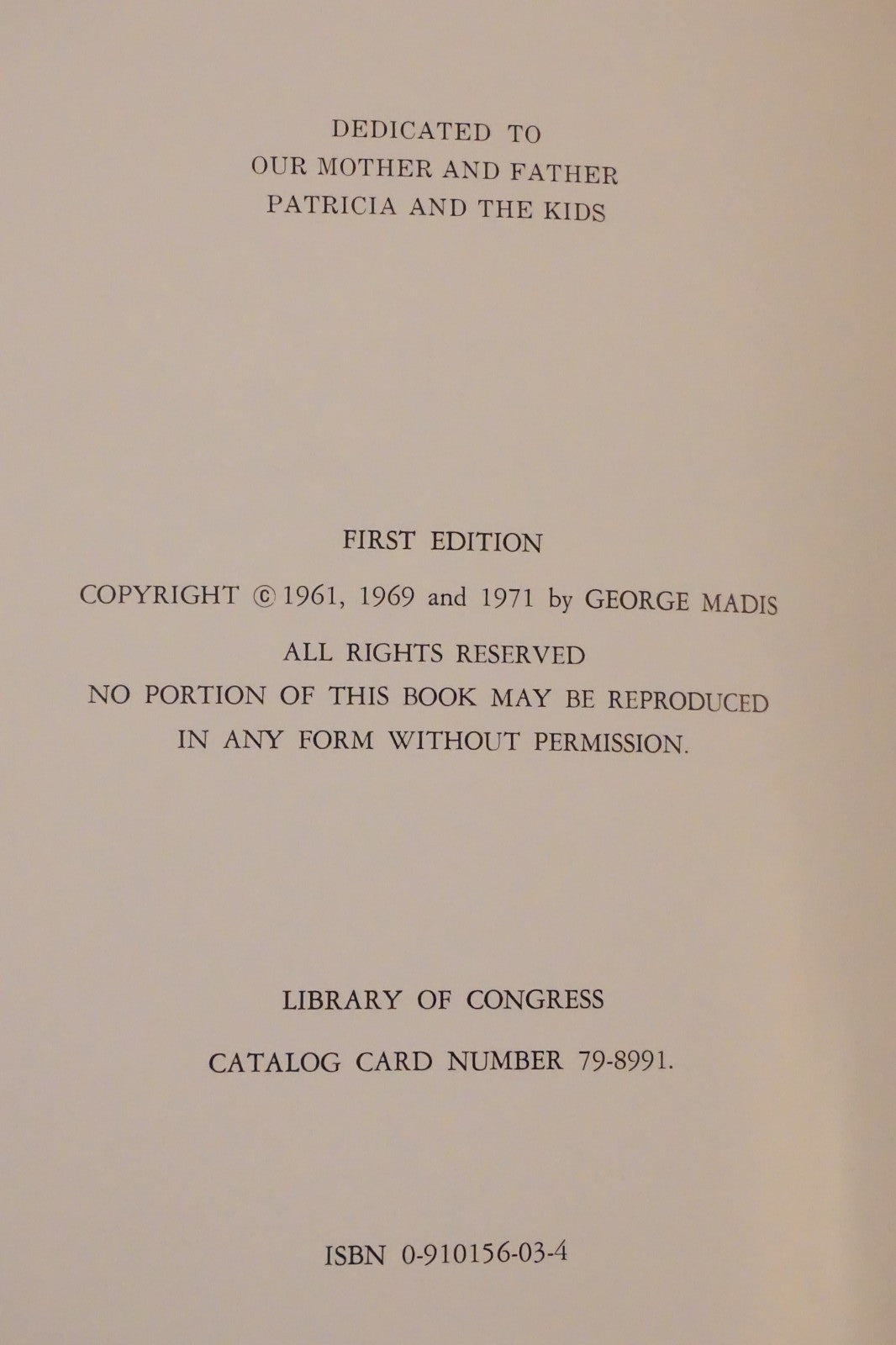 The Winchester Book by George Madis 1971 Signed Hardcover 1st Edition