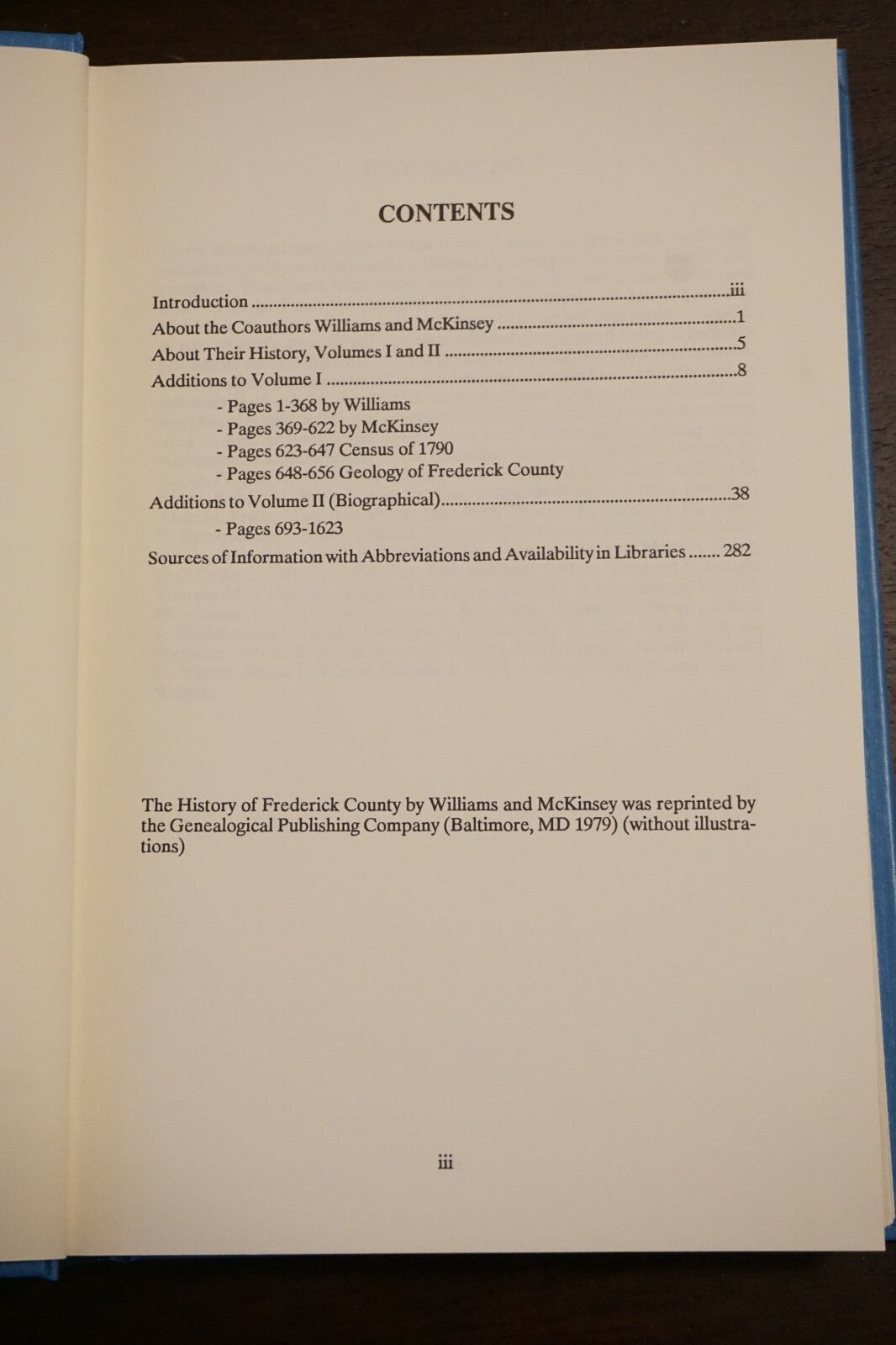 Monacacy and Catocin Volume III by Calvin E. Schildknecht 1994 HC Genealogy
