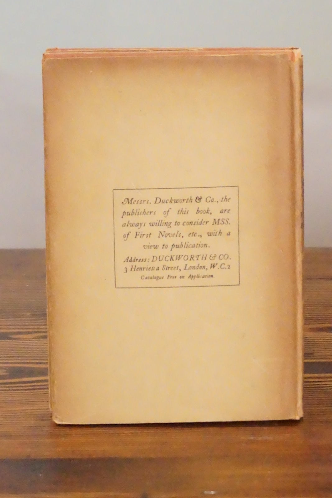 The Nature of a Crime Joseph Conrad F M Hueffer Duckworth 1924 Dust Jacket