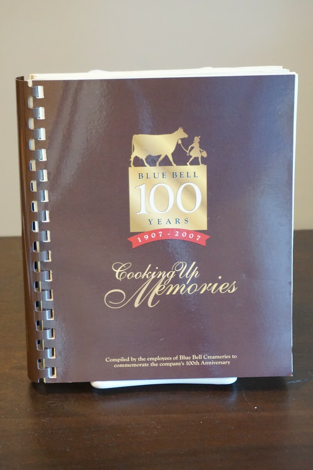 Blue Bell Creameries Cookbook Collection of Three Spiralbound Cookbooks