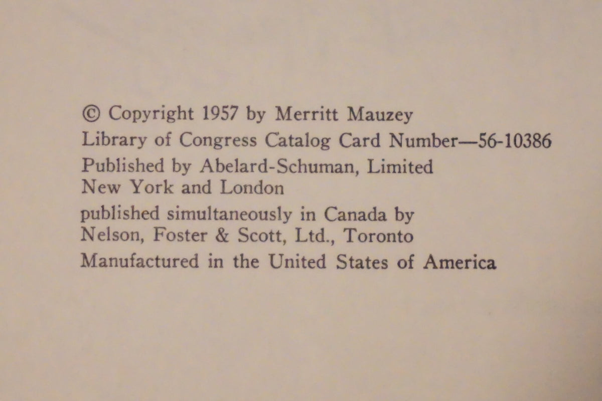 Oilfield Boy by Merritt Mauzey 1957 Signed Hardcover