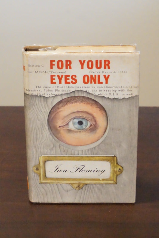 For Your Eyes Only by Ian Fleming 1962 HC DJ with Signature