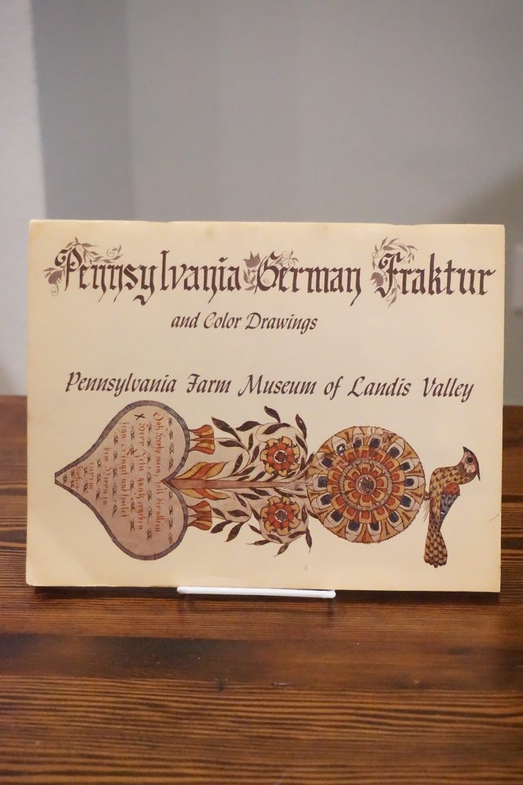Pennsylvania German Fraktur Color Drawings 1969 Landis Valley Catalog